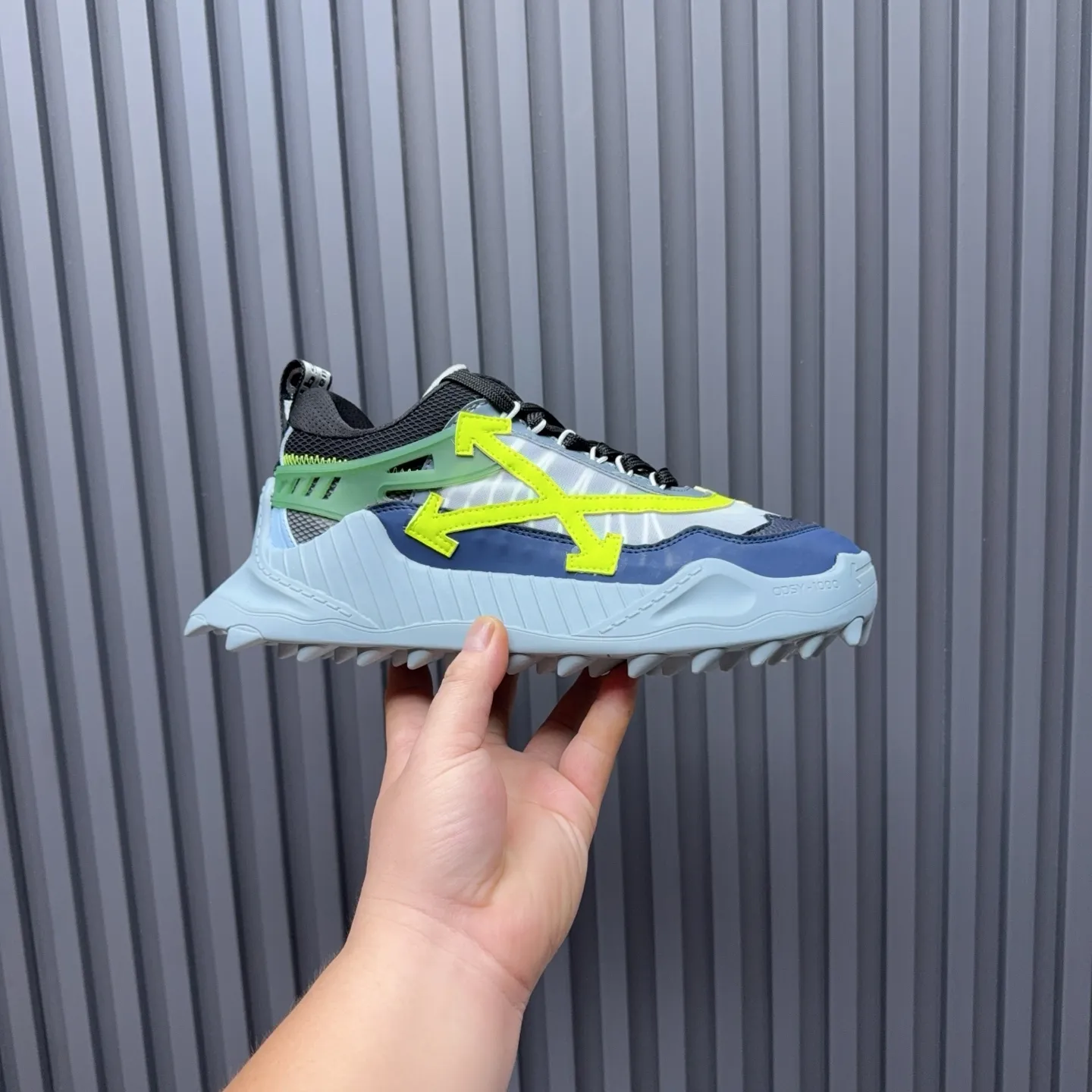 【OFF WHITE】P: 680💰Couple model, Size: Female 35-40; Male 39-44 (customized at 45.46) 2025SS trendy brand OFF WHITE classic popular model, combined outsole, official website original 1:1 developed top-level copy, ️Selected imported high-mercerized matte cowhide splicing breathable mesh ✔️Breathable lining, breathable and comfortable, simple and personalized design, official website rubber outsole.